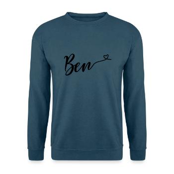 ben - Unisex Pullover - Indigoblau - Vorne