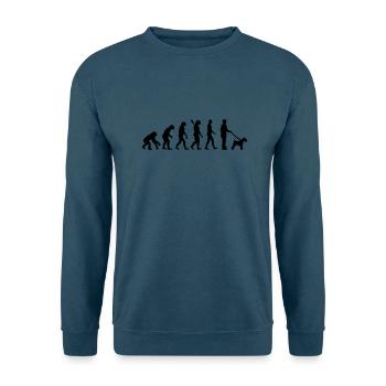 Airedale Terrier - Unisex Pullover - Indigoblau - Vorne