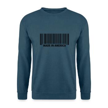 Made in America - Unisex Pullover - Indigoblau - Vorne
