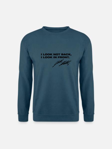 Lothar Matthäus Frauen T-Shirt "I look not back" - Unisex Pullover - Indigoblau