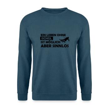 ein leben ohne ischgl - Unisex Pullover - Indigoblau - Vorne