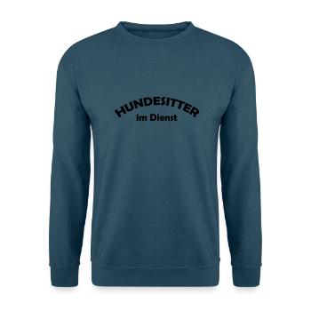 hundesitter im dienst - Unisex Pullover - Indigoblau - Vorne