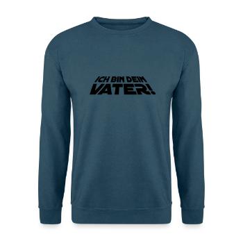 ich_bin_dein_vater_15x5_1f - Unisex Pullover - Indigoblau - Vorne