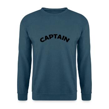 captain - Unisex Pullover - Indigoblau - Vorne