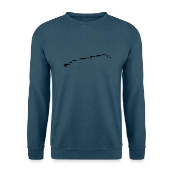 Ostfriesische Inseln - Unisex Pullover - Indigoblau - Vorne