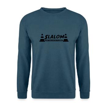 Slalom der tanz um Pylone - Unisex Pullover - Indigoblau - Vorne