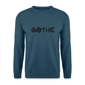 gothic - Unisex Pullover - Indigoblau - Vorne
