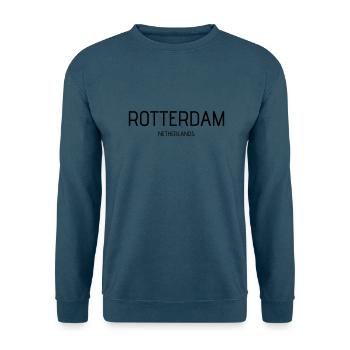 rotterdam - Unisex Pullover - Indigoblau - Vorne