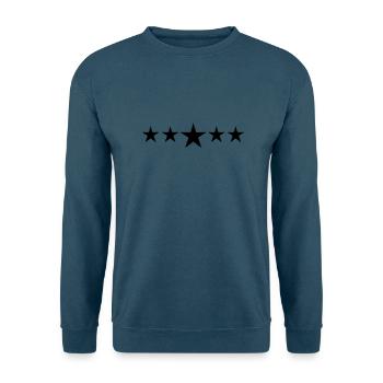sterne - Unisex Pullover - Indigoblau - Vorne