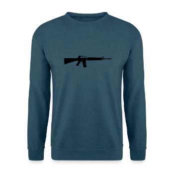 m16 - Unisex Pullover - Indigoblau - Vorne