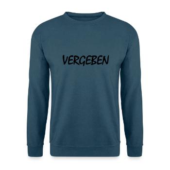 Vergeben - Unisex Pullover - Indigoblau - Vorne