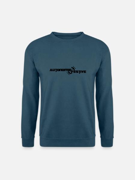 festlichen Autonomie - Unisex Pullover - Indigoblau