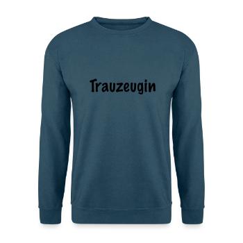 trauzeugin - Unisex Pullover - Indigoblau - Vorne