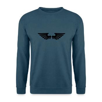 flügel - Unisex Pullover - Indigoblau - Vorne