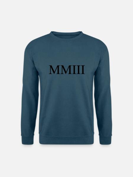 2003 - Unisex Pullover - Indigoblau