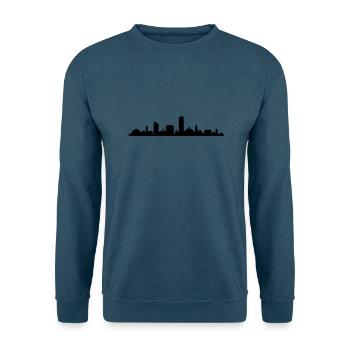 Skyline Jena - Unisex Pullover - Indigoblau - Vorne