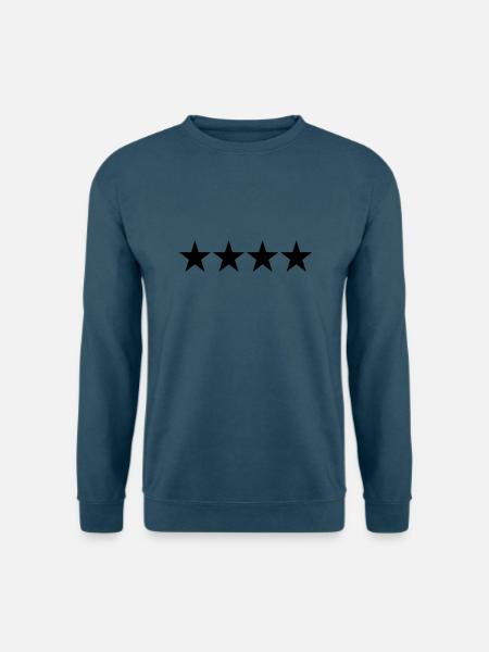 4 Sterne - Unisex Pullover - Indigoblau