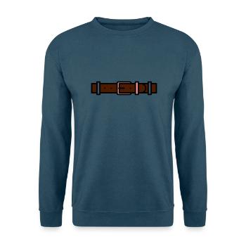gürtel - Unisex Pullover - Indigoblau - Vorne