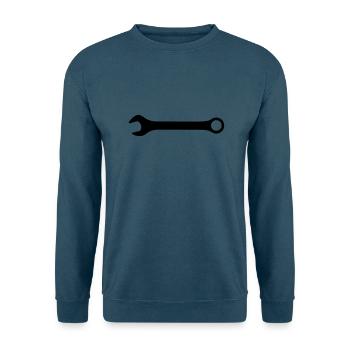 Schraubenschlüssel - Unisex Pullover - Indigoblau - Vorne