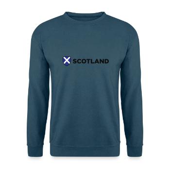 Nationalflagge von Schottland - Unisex Pullover - Indigoblau - Vorne