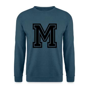 M - Unisex Pullover - Indigoblau - Vorne
