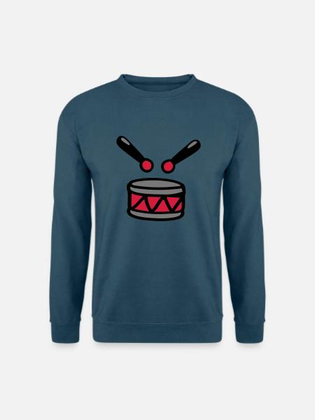 Trommel 3 - Unisex Pullover - Indigoblau