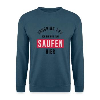 Karneval - Fasching - Alaaf - Unisex Pullover - Indigoblau - Vorne