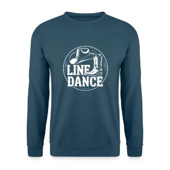 Line Dance Gruppe Training mein Tanzsport - Unisex Pullover - Indigoblau - Vorne