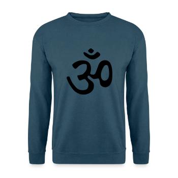 om_klein - Unisex Pullover - Indigoblau - Vorne