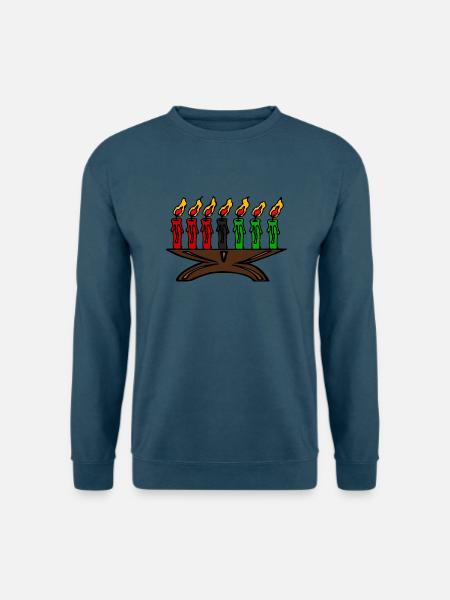 weihnachten winter rentier weihnachtsmann ugly chr - Unisex Pullover - Indigoblau