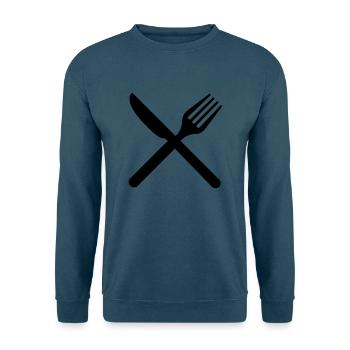 Messer & Gabel - Unisex Pullover - Indigoblau - Vorne