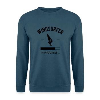 Windsurfer in Progress - Unisex Pullover - Indigoblau - Vorne