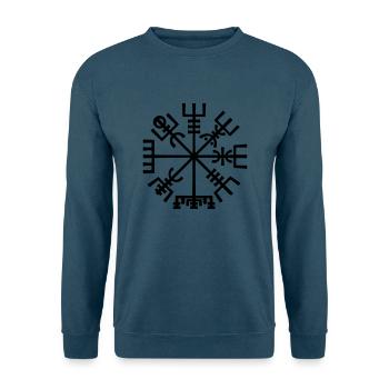 Viking Compass - Unisex Pullover - Indigoblau - Vorne