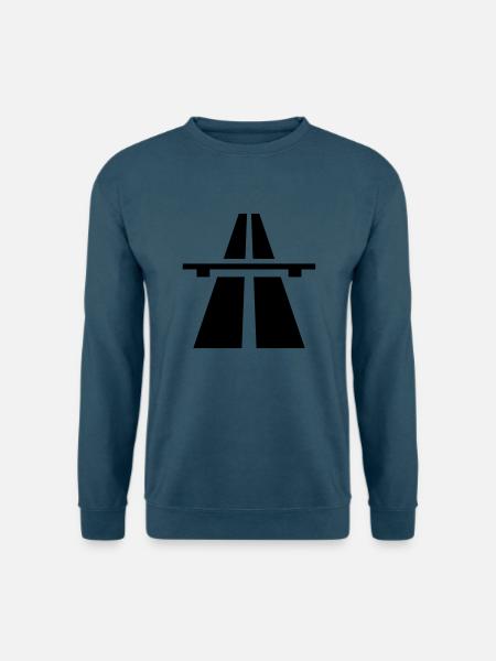 Autobahn - Unisex Pullover - Indigoblau