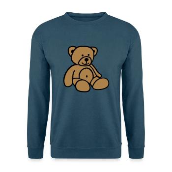 Teddy - Unisex Pullover - Indigoblau - Vorne