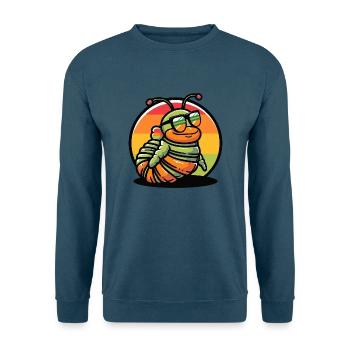 Wurm Cool Sommer - Unisex Pullover - Indigoblau - Vorne