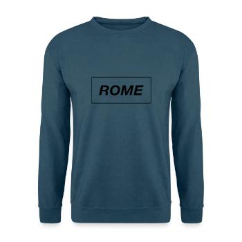 Rome - Rom - Unisex Pullover - Indigoblau - Vorne