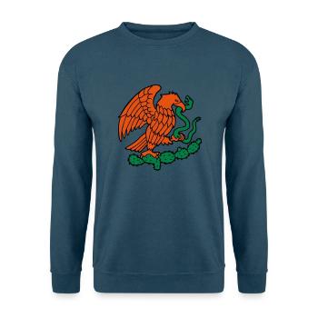 mexiko adler schlange kaktus mexiko mexikaner - Unisex Pullover - Indigoblau - Vorne