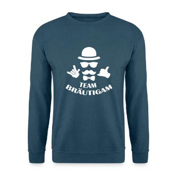 Team Bräutigam - Unisex Pullover - Indigoblau - Vorne