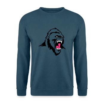 King Kong Head - Unisex Pullover - Indigoblau - Vorne