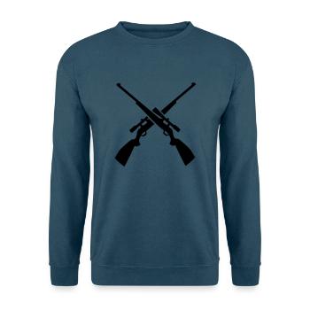 gewehre - Unisex Pullover - Indigoblau - Vorne