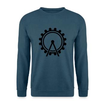 Riesenrad - Unisex Pullover - Indigoblau - Vorne