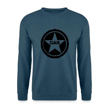 Claus - Unisex Pullover - Indigoblau - Vorne