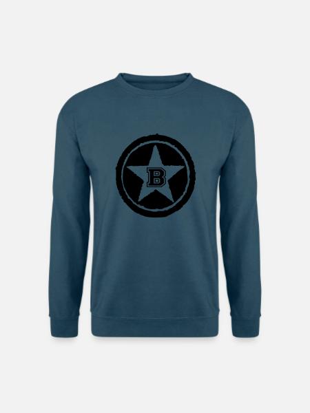 B - Unisex Pullover - Indigoblau