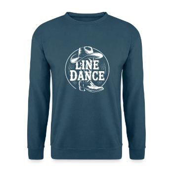 Line Dance Gruppe Training mein Tanzsport - Unisex Pullover - Indigoblau - Vorne