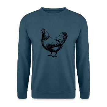 chicken - Unisex Pullover - Indigoblau - Vorne