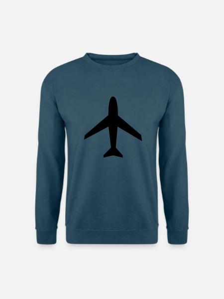 flugzeug - Unisex Pullover - Indigoblau