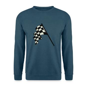 flagge - Unisex Pullover - Indigoblau - Vorne