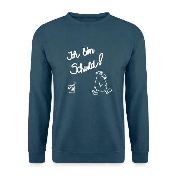 Man(n) hat Schuld - Unisex Pullover - Indigoblau - Vorne