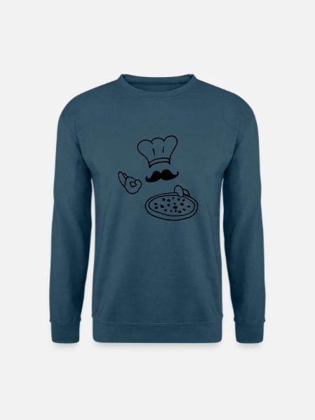 Pizza - Unisex Pullover - Indigoblau